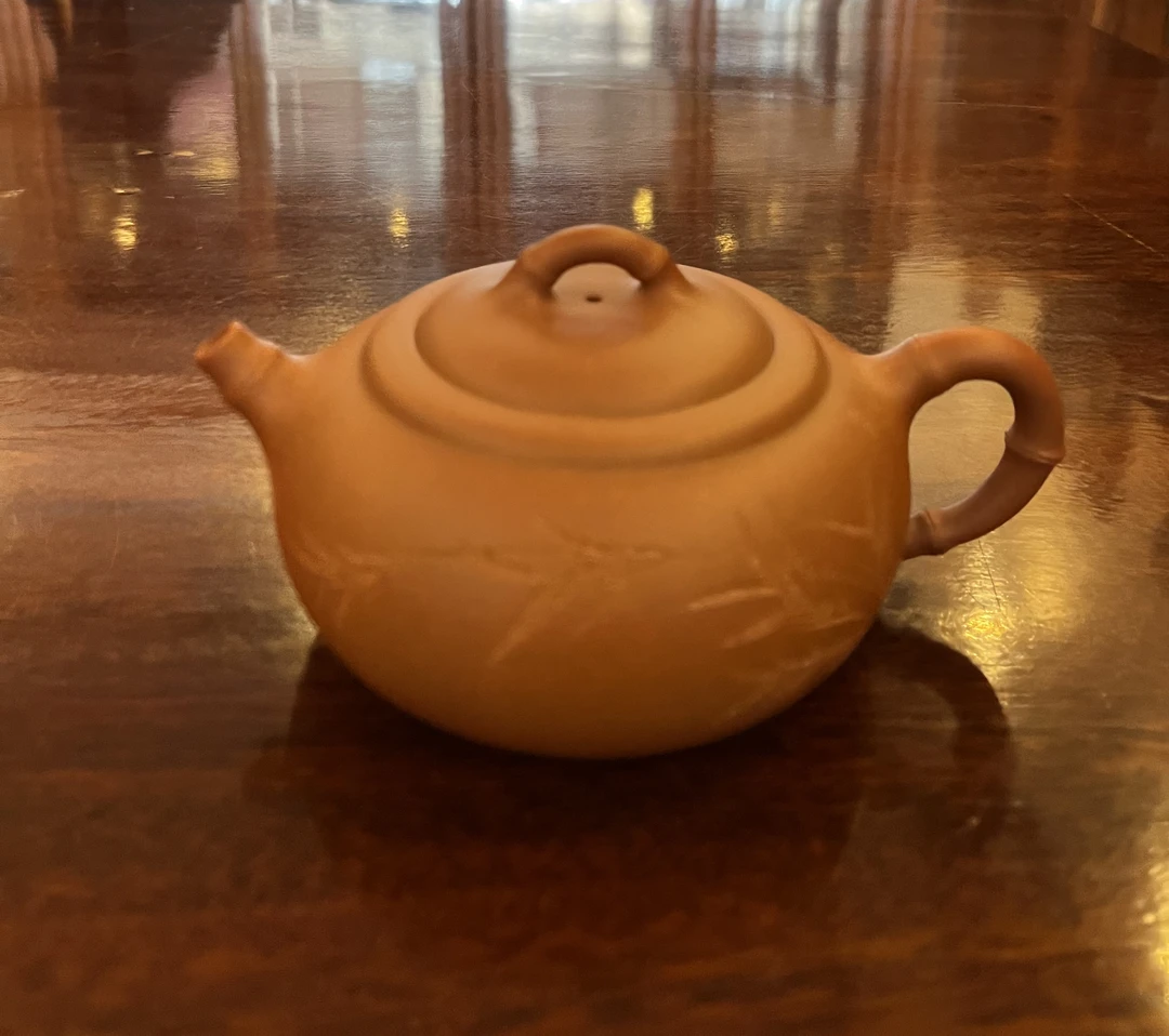 井栏壶  朱泥  容量240cc左右  王老师作品  手工紫砂壶精器