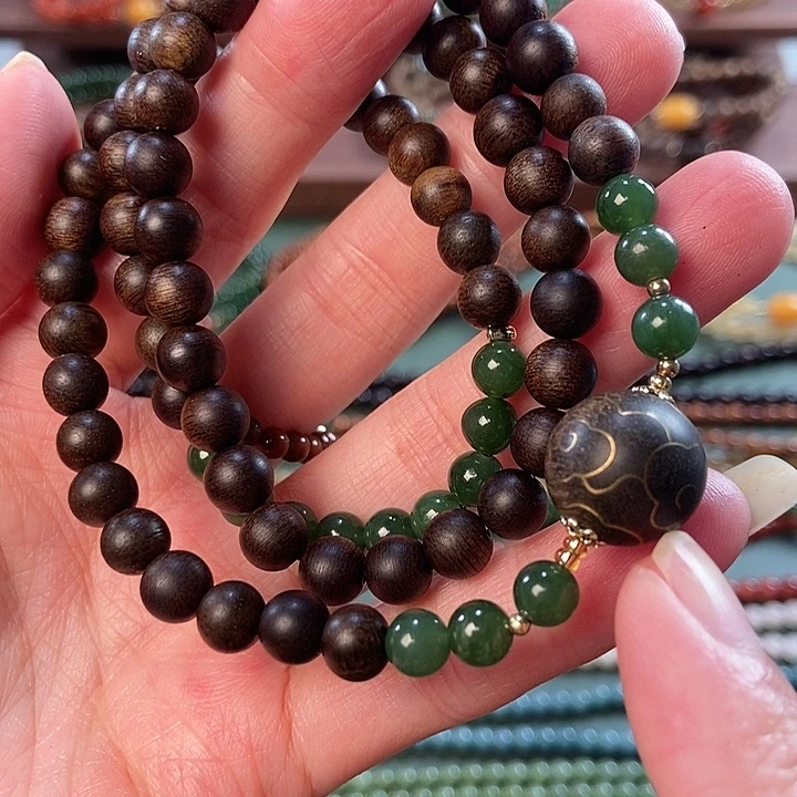 手串沉香未镶嵌0.6