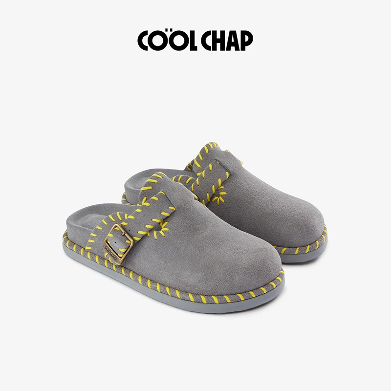 Coolchap2025进口牛反绒弥合空间系列包头勃肯鞋
