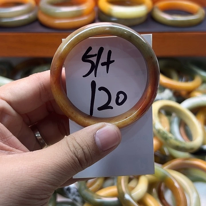 蛇纹石玉合金手镯