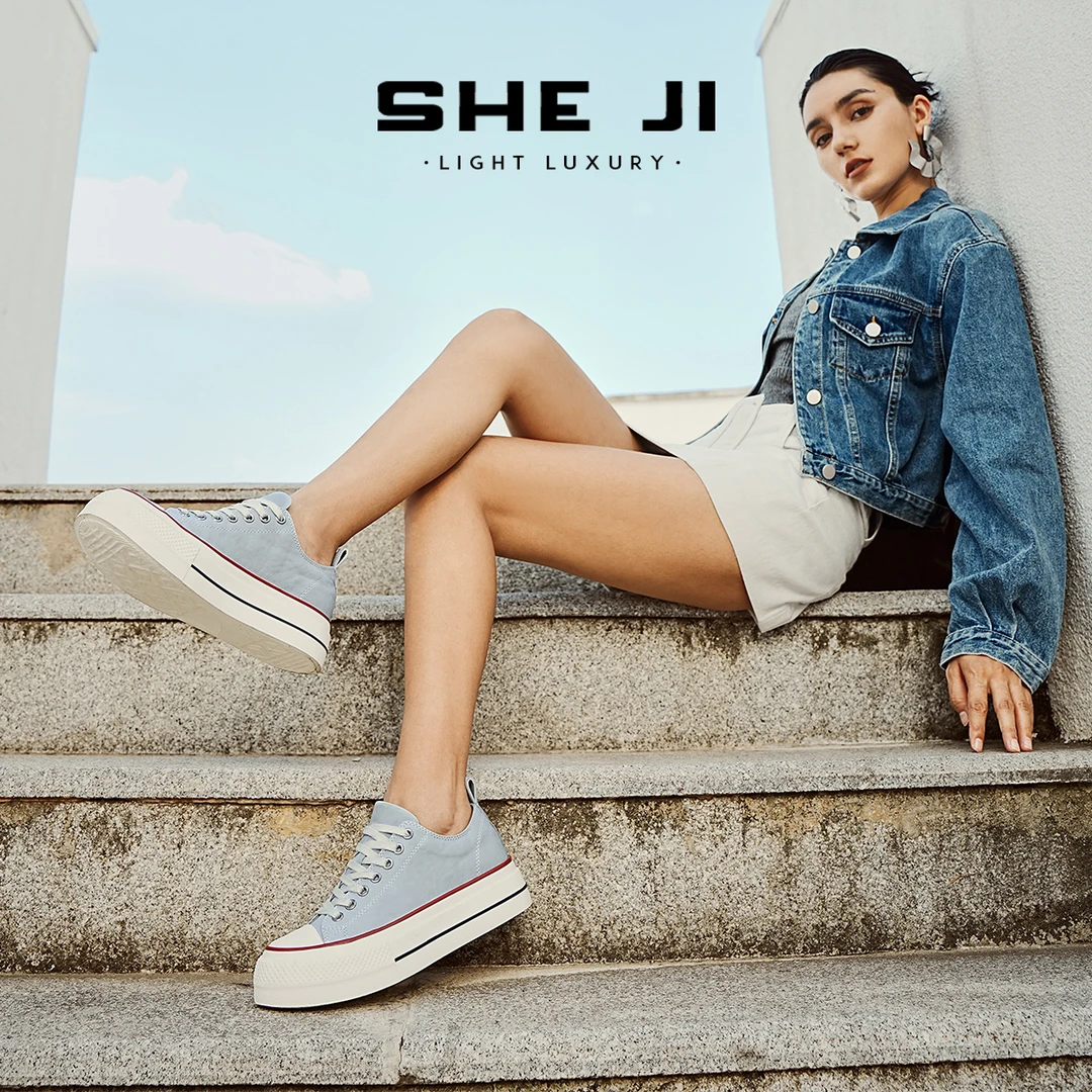 【文娇专属】SHEJI奢季升级版超轻便经典板鞋里垫全羊皮完美舒适度