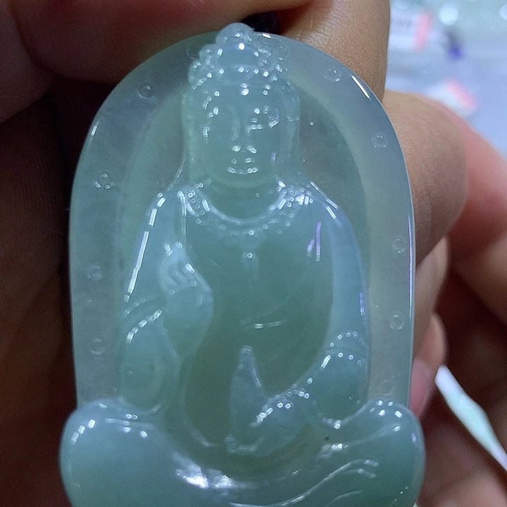 翡翠未镶嵌颈饰天然翡翠A货吊坠