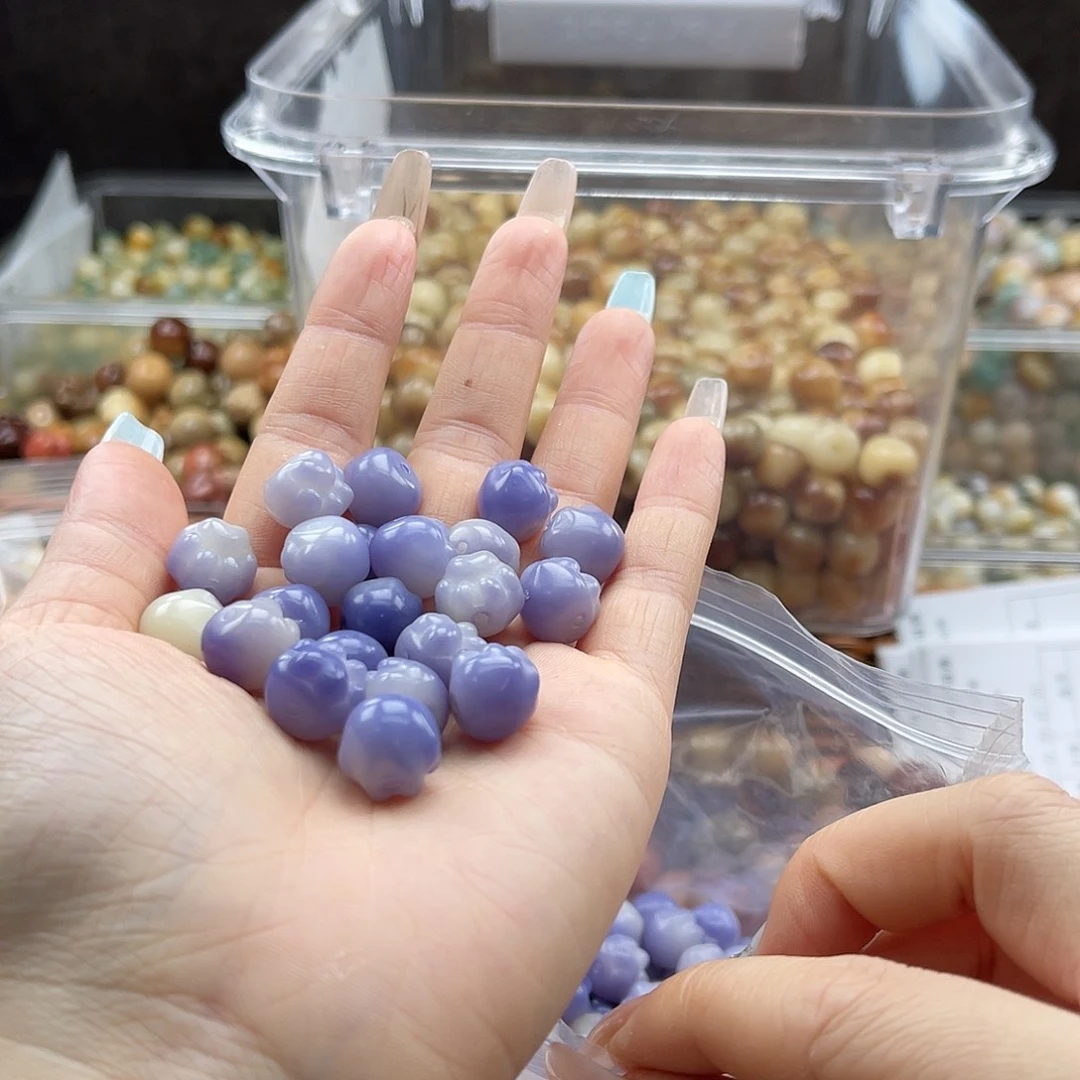 白玉菩提吊坠q12mm/20+2颗