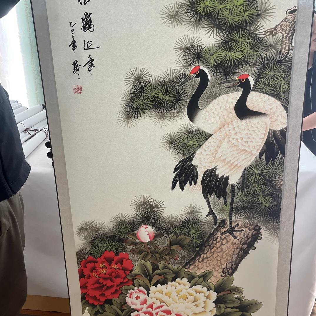 小美精选精品仙鹤牡丹链接9
