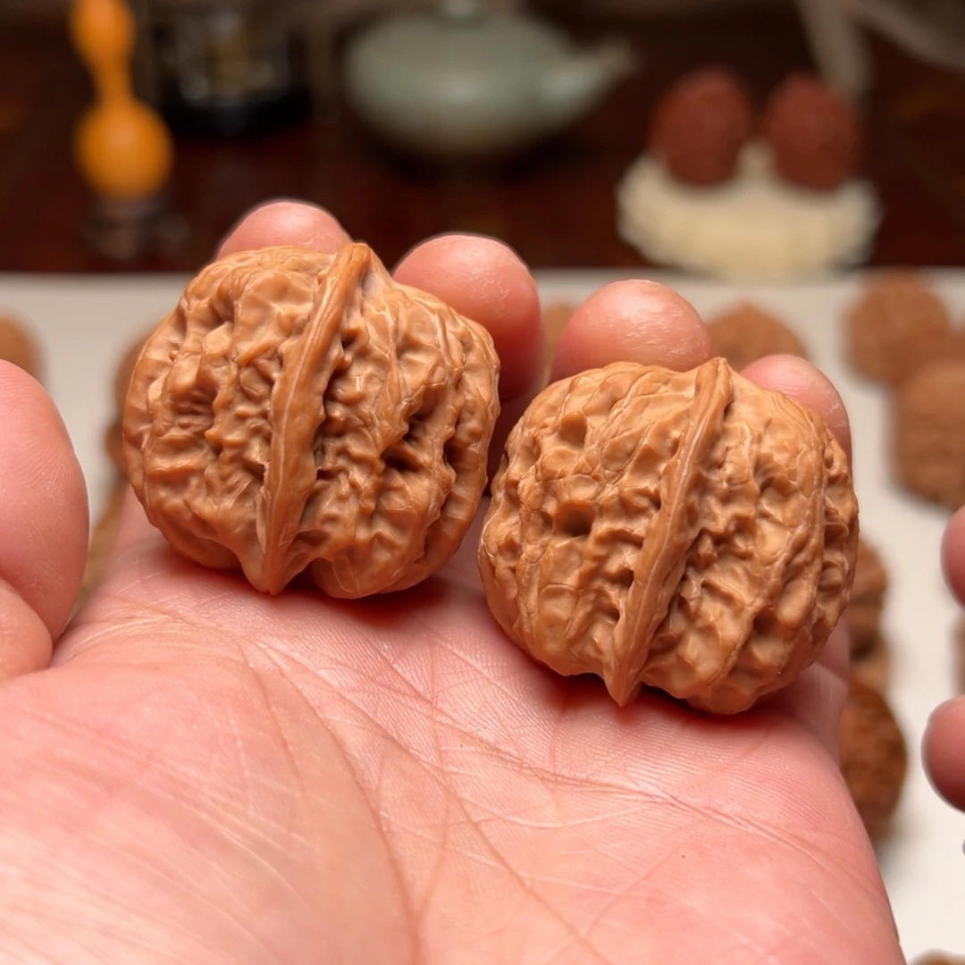 文玩核桃把件38方块