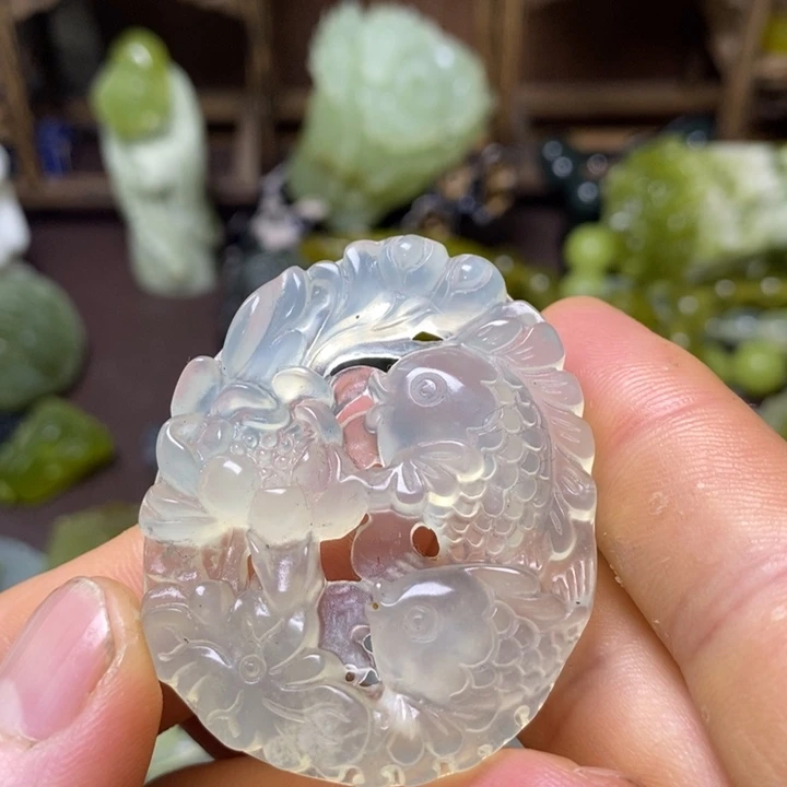 岫玉未镶嵌岫玉挂件