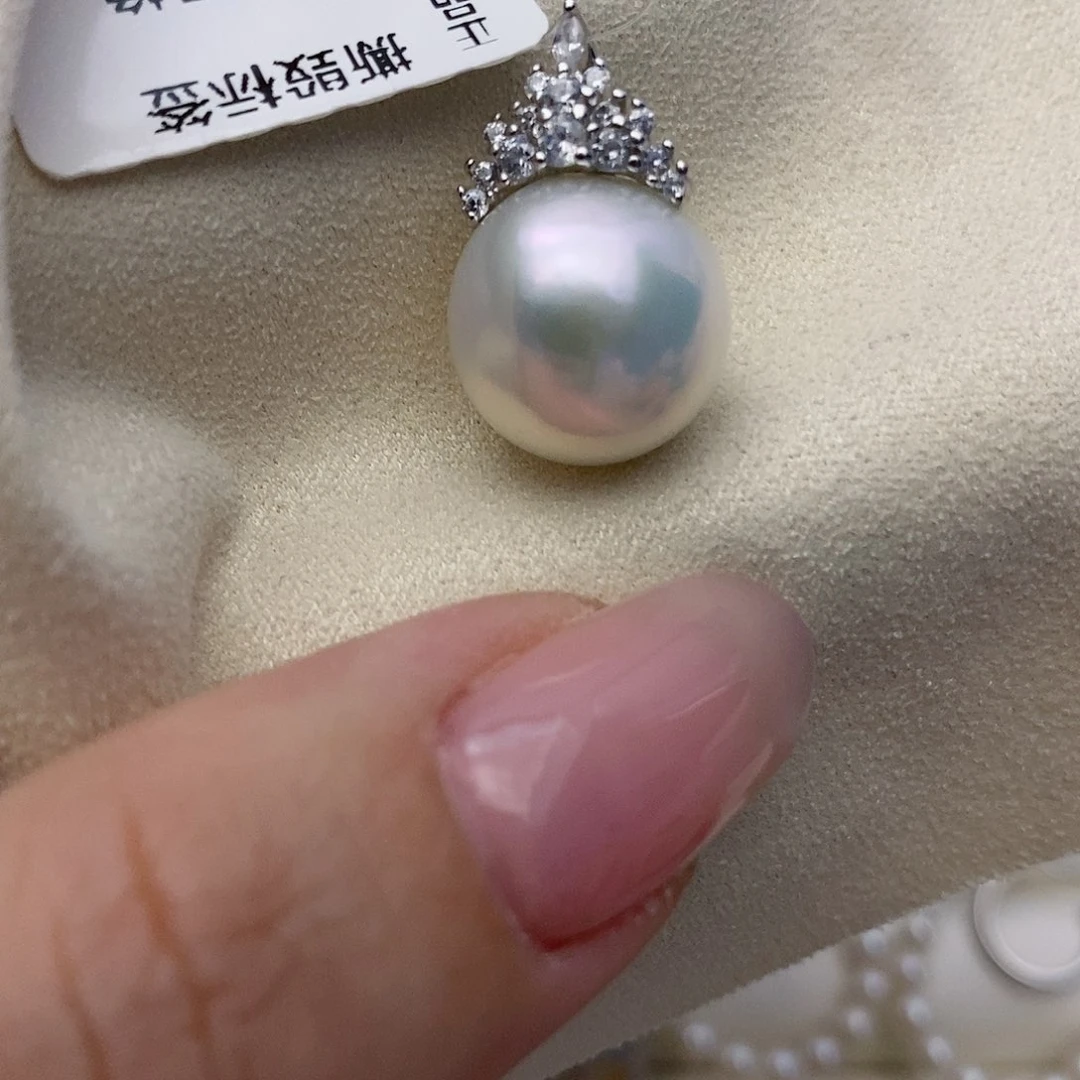 【闪购商品】淡水珍珠银S925镶嵌颈饰