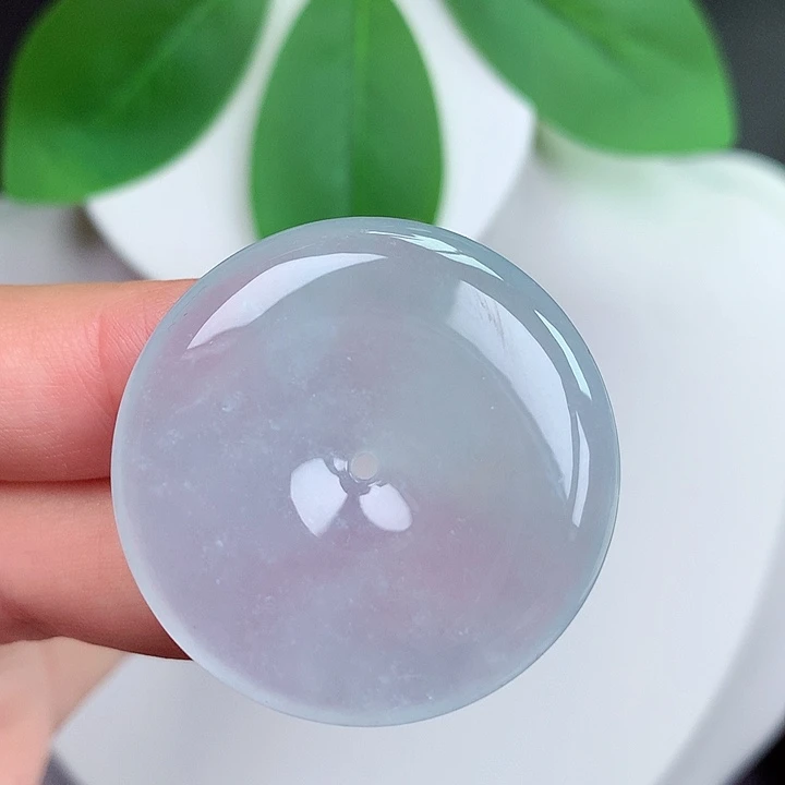 颈饰未镶嵌翡翠平安扣 33.8x6.0mm