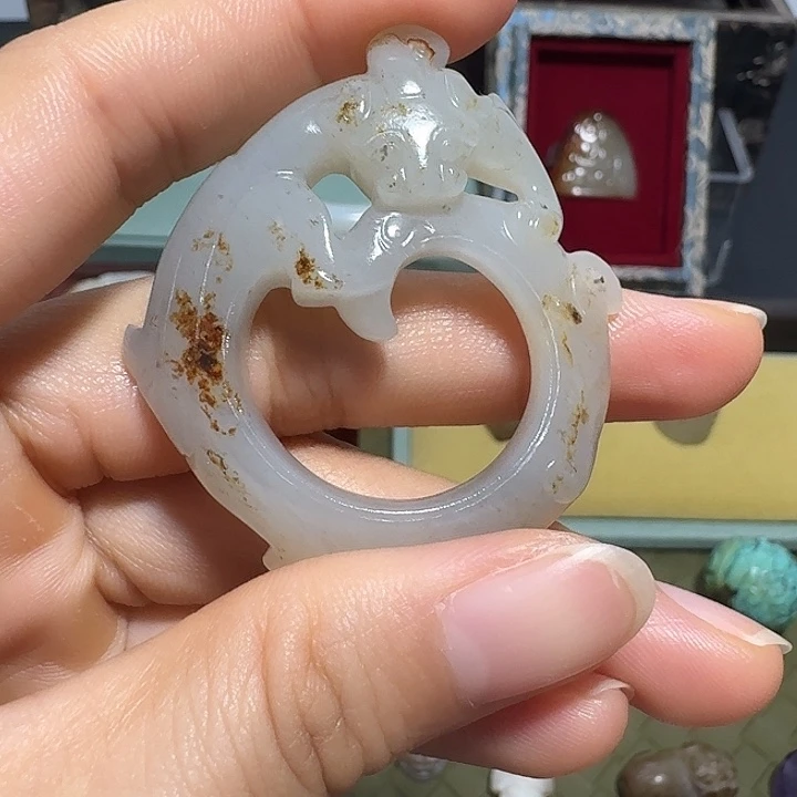 水***道和田玉未镶嵌颈饰