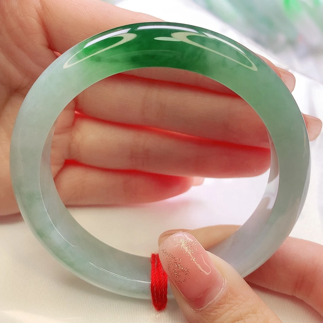 未镶嵌手镯翡翠缅甸天然A货翡翠 57