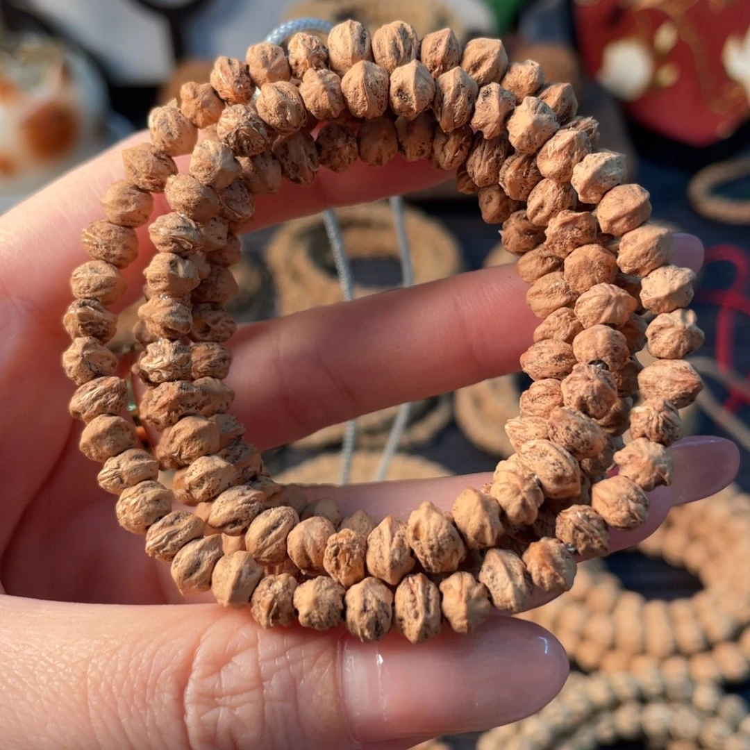 吊坠柏香籽/百香籽原桩橫打白牙