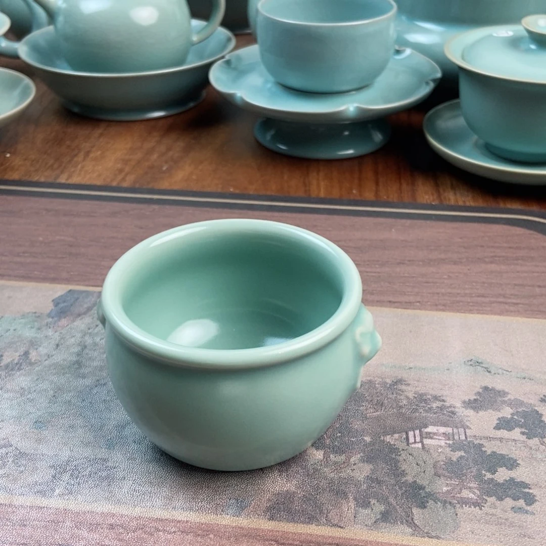 摆件原产地原矿汝瓷～茶器