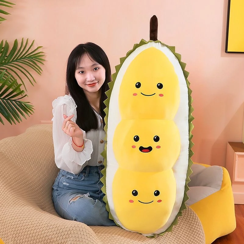 可爱榴莲抱枕【80cm】玩偶（误差2~3cm）