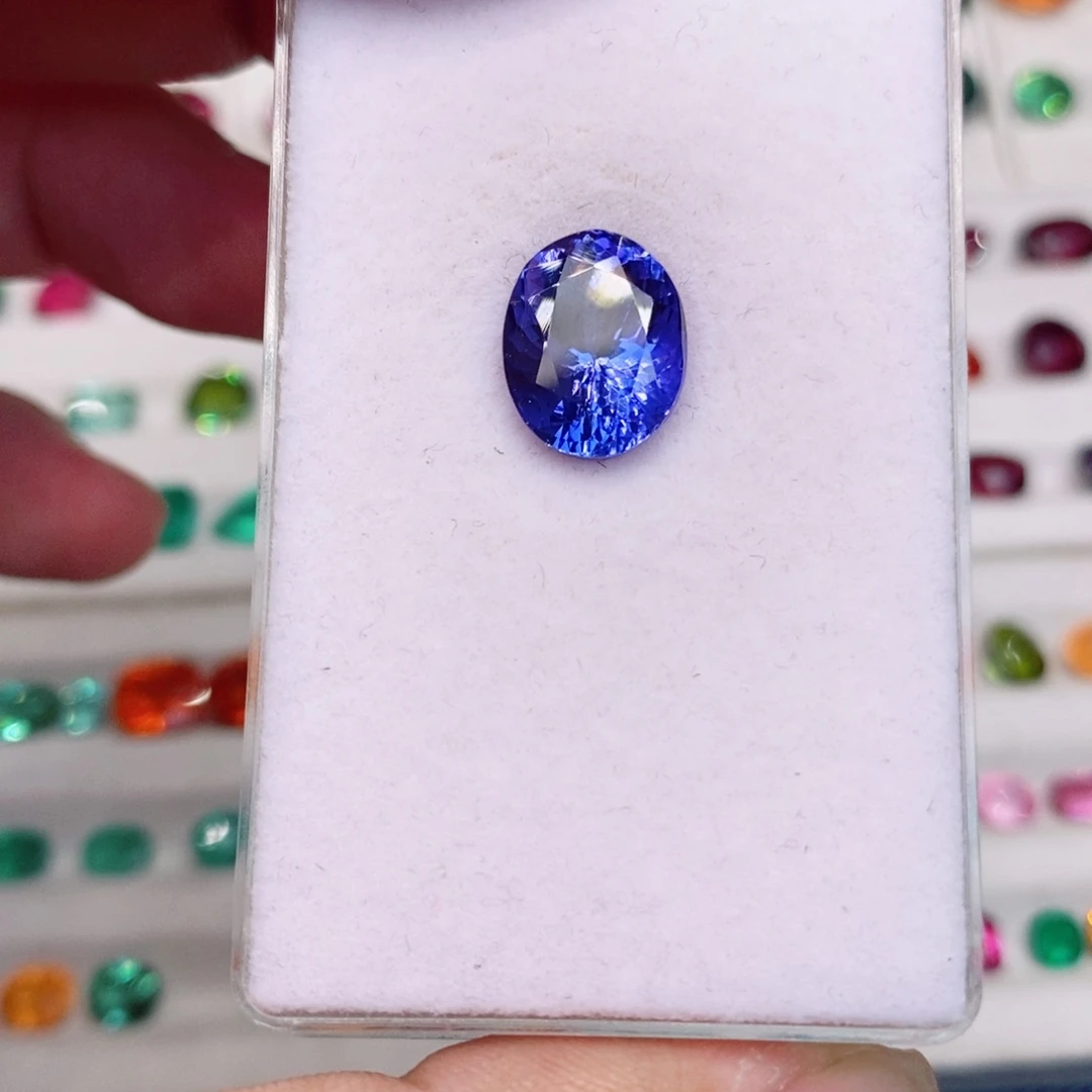 坦桑石裸石未镶嵌坦桑石5.9克拉