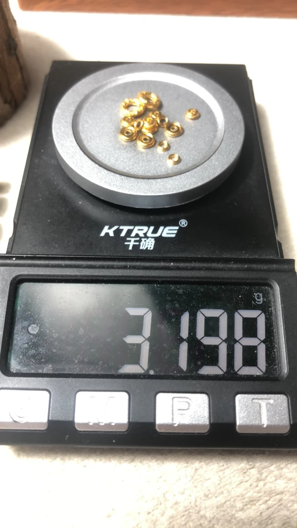 足金999万能轴黄金文玩配饰