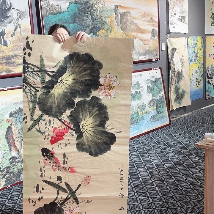 纸本国画作品展销中心