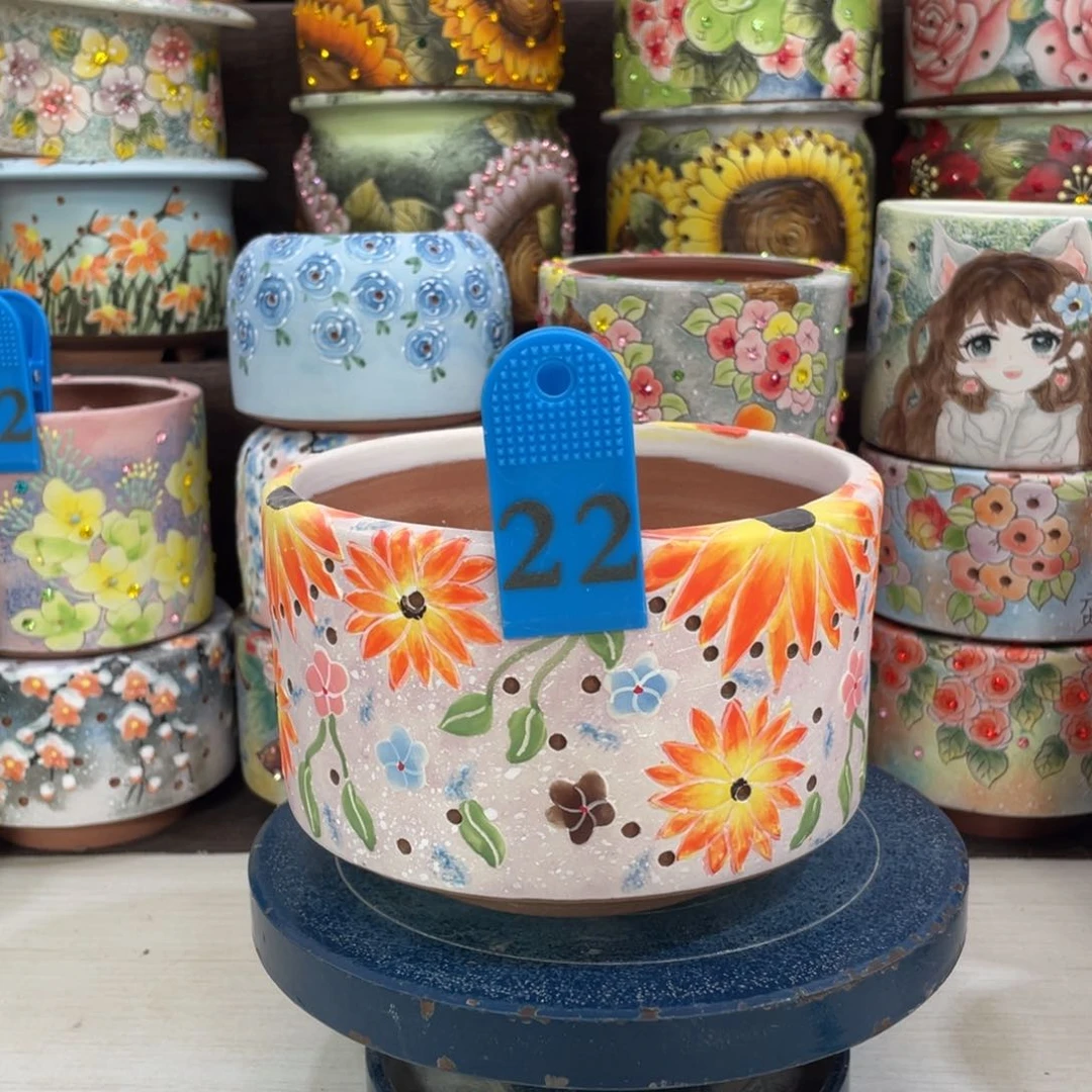 红陶多肉花盆特价微瑕