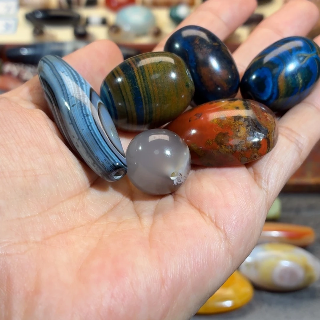 奶***喜玛瑙/玉髓合金颈饰