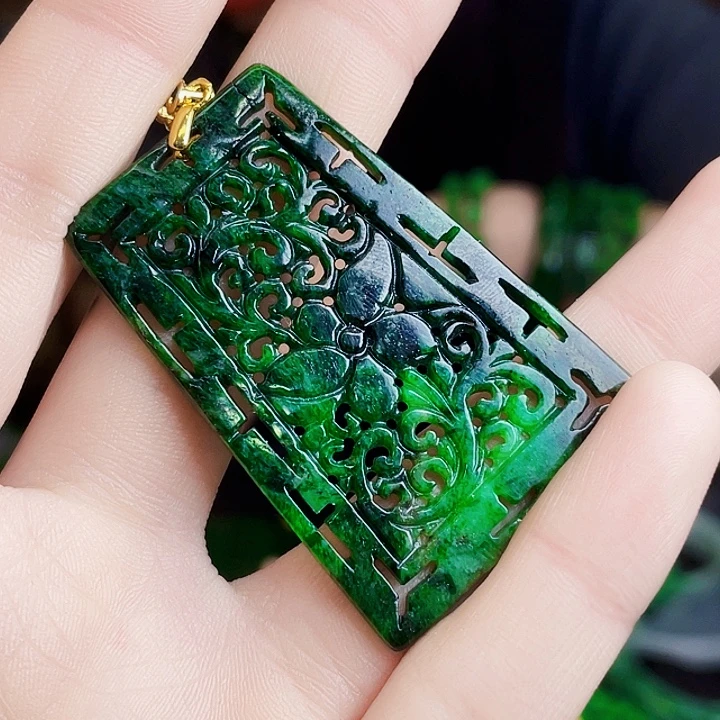 翡翠银S925镶嵌颈饰多样性