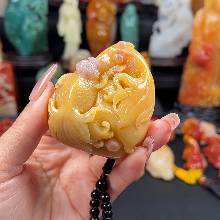 寿山石老性芙蓉石