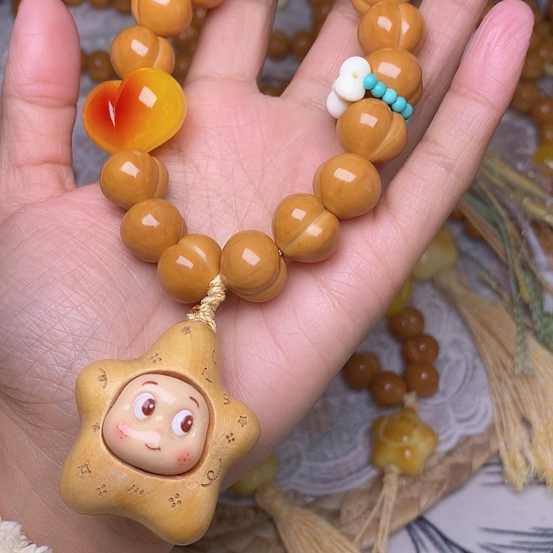 吊坠猴头核桃屁桃15加