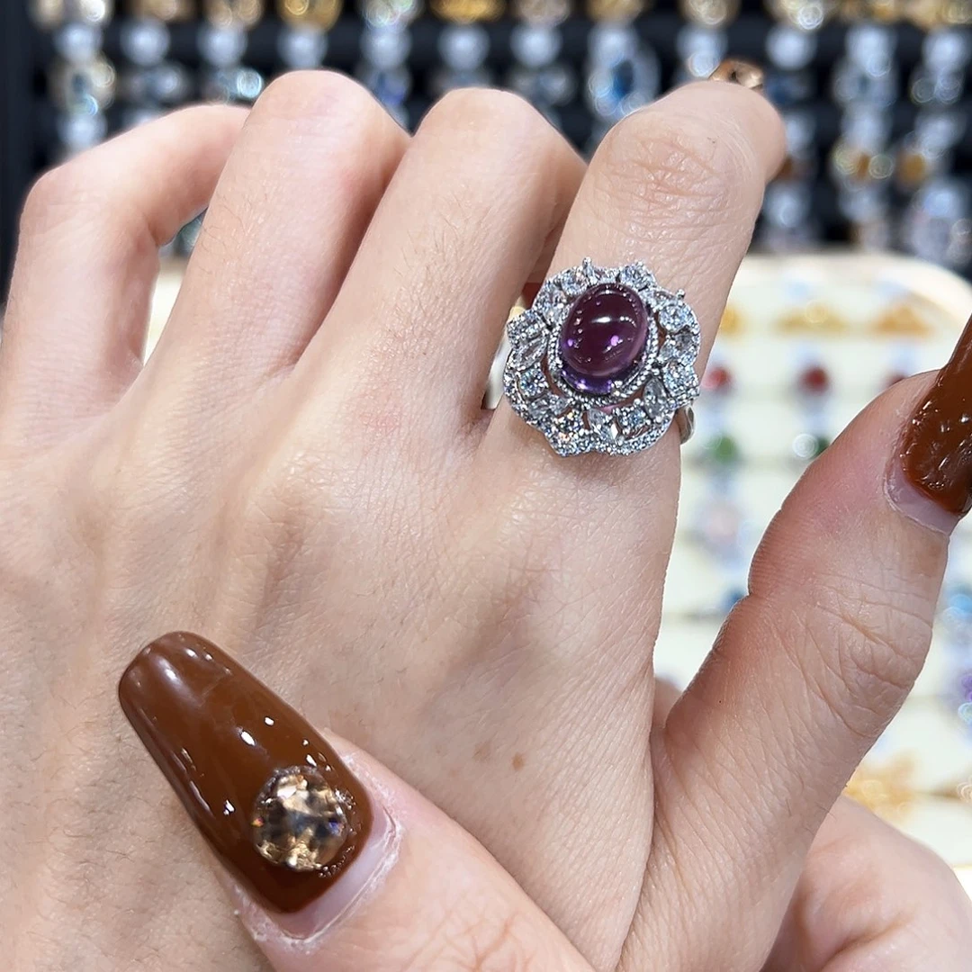 水晶金色拖不保色介意慎拍银色托不掉色银S925镶嵌豪镶