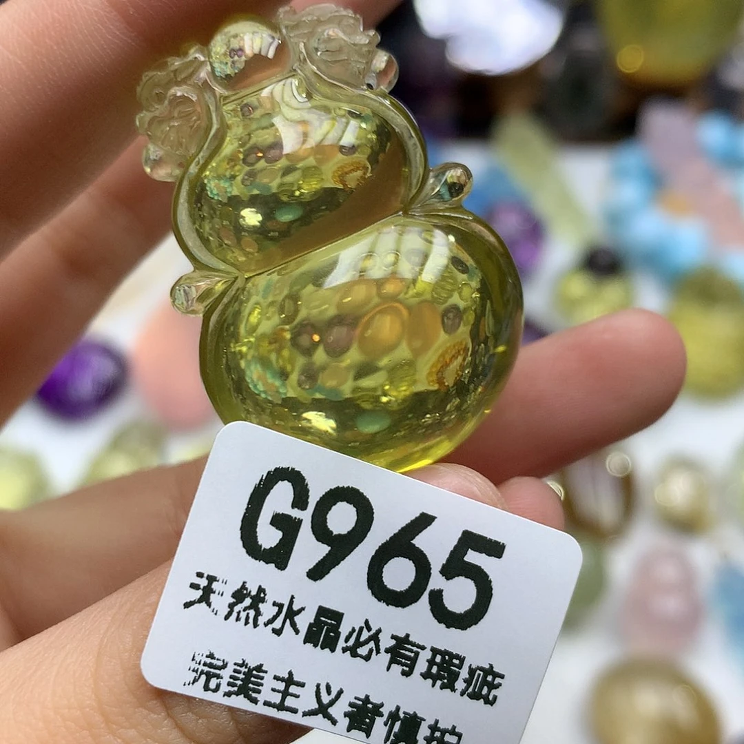 未镶嵌珠宝半成品水晶带彩发