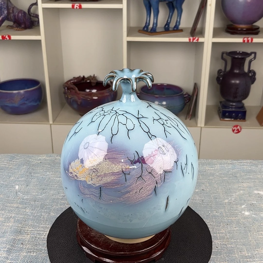 瓷片石榴瓶珍品收藏