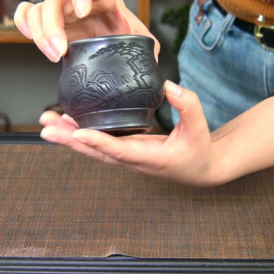 茶杯紫砂高货放漏