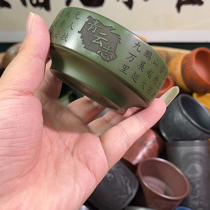 茶杯紫砂全手工紫砂主人杯