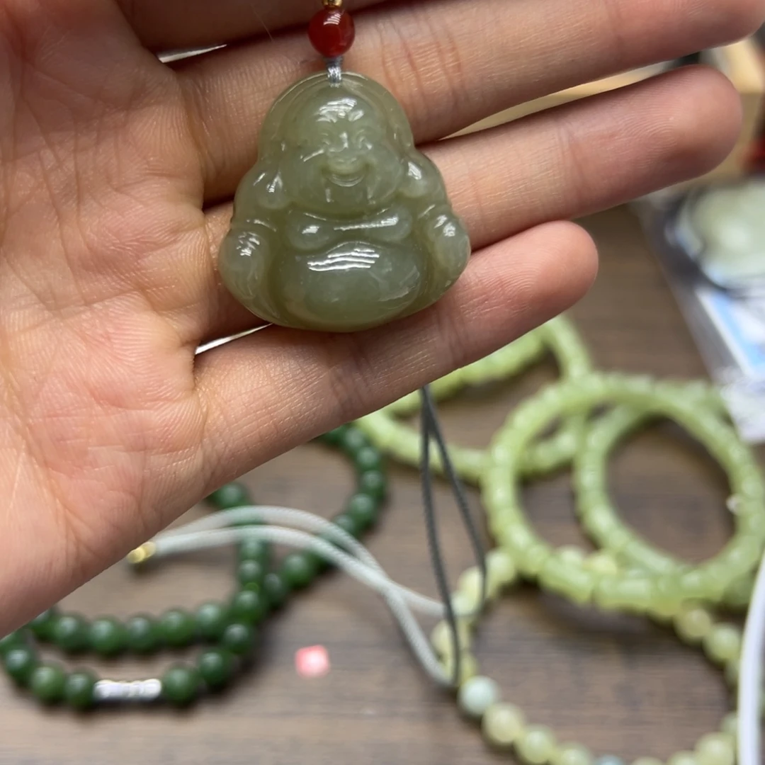 和田玉未镶嵌颈饰730