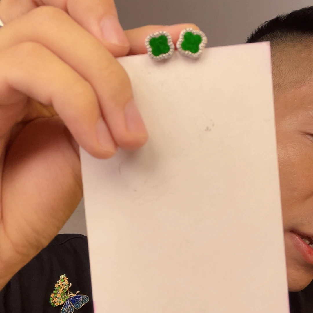 翡翠未镶嵌颈饰一件