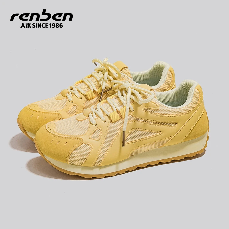 人本官方旗舰店秋季新款时尚休闲鞋女款爆款韩版潮流百搭板鞋女鞋