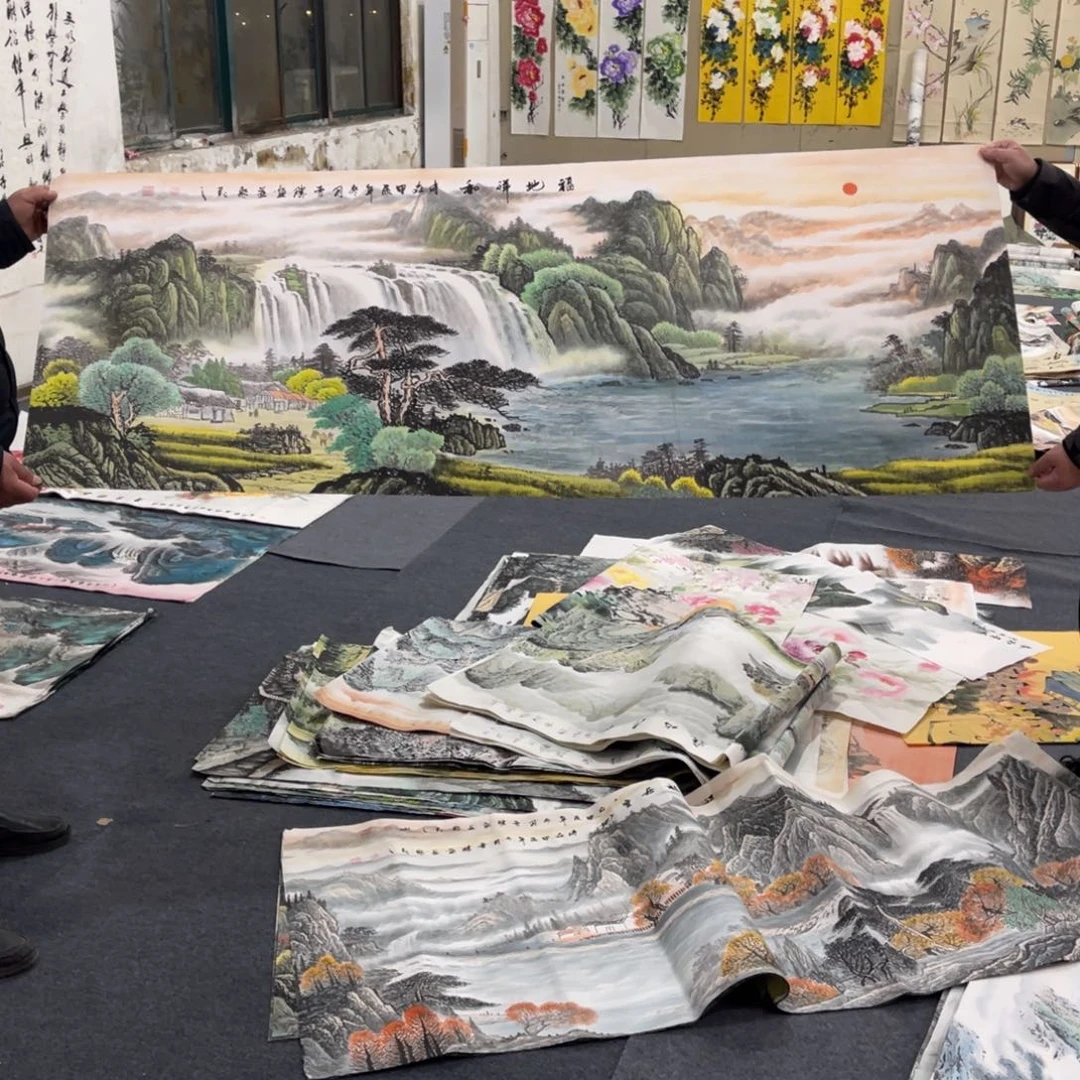 国画处理作品看好再拍哦