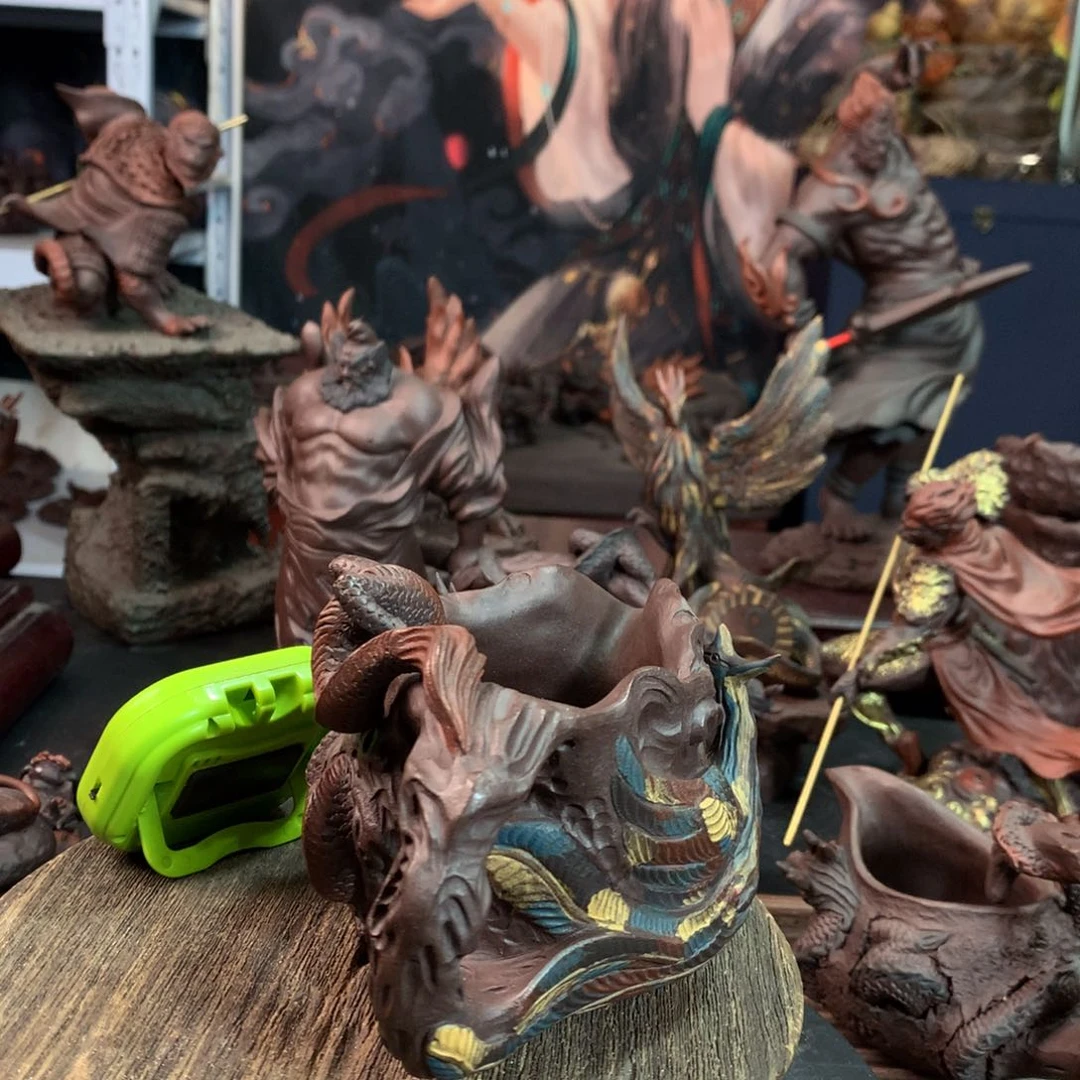 【闪购商品】紫砂全手工制作工艺制作工艺扶*