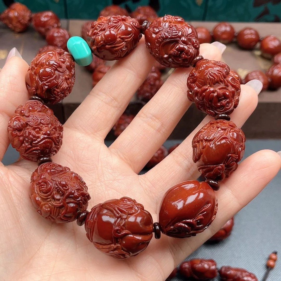 橄榄核手串航财神手串