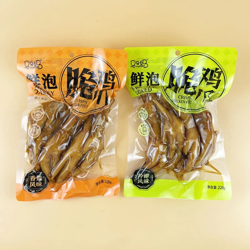 马马妈鲜泡脆鸡爪柠檬香辣味鸡爪宿舍休闲追剧解馋开袋即食小零食