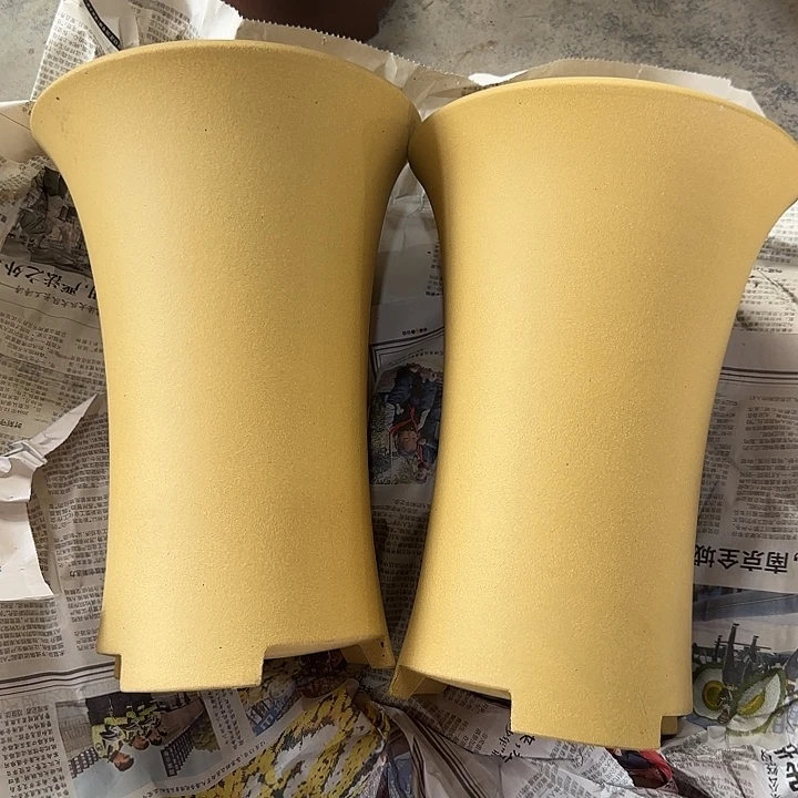 糊***虫两只手工兰花盆