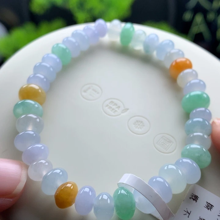 手链翡翠未镶嵌卡8