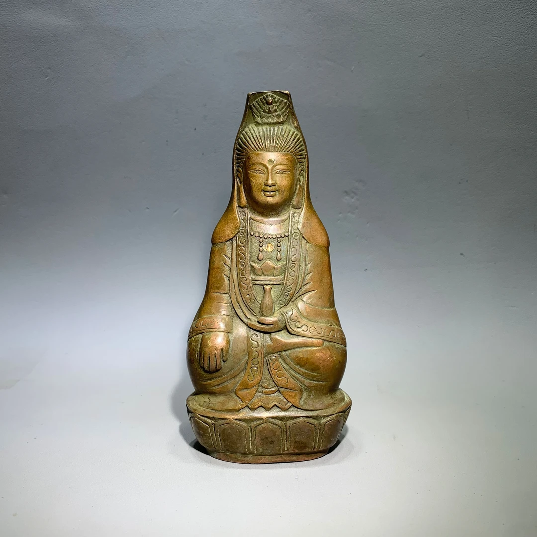 1219-17铜造像观音菩萨