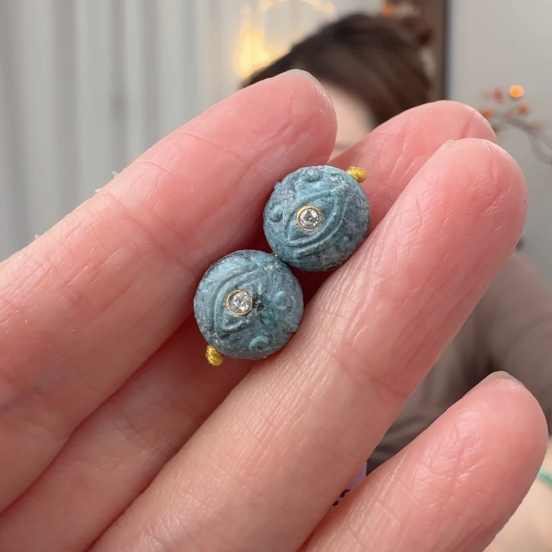 绿松石未镶嵌珠宝奇石