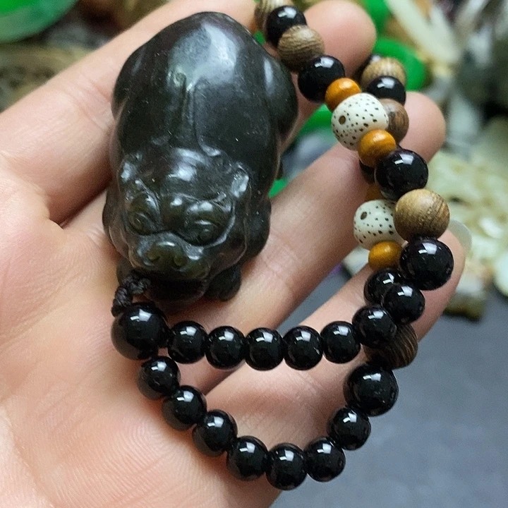 吊坠白玉菩提挂件