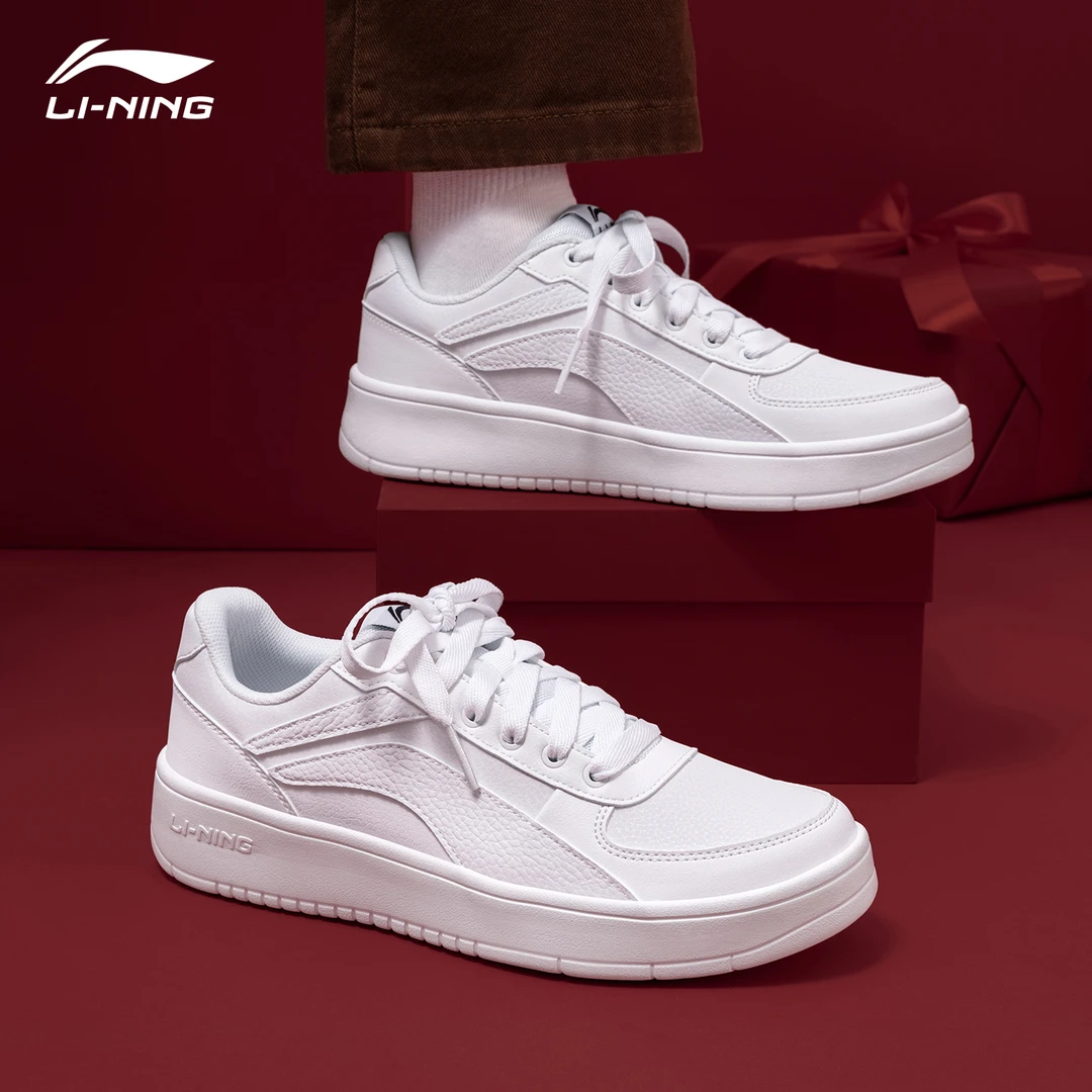 李宁小白鞋男鞋运动板鞋2024秋冬季轻便潮流百搭低帮经典休闲鞋子