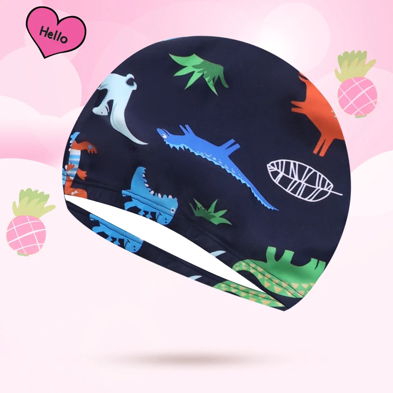 泳帽不勒头儿童舒适男女童泡温泉布帽儿童游泳装备