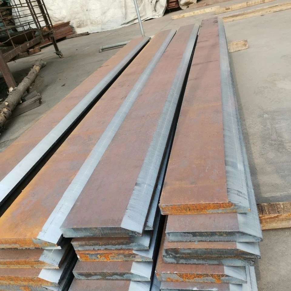 各型号尺寸小型装载机铲车铲刃耐磨锰钢板铲板刀板铲斗板合金配件