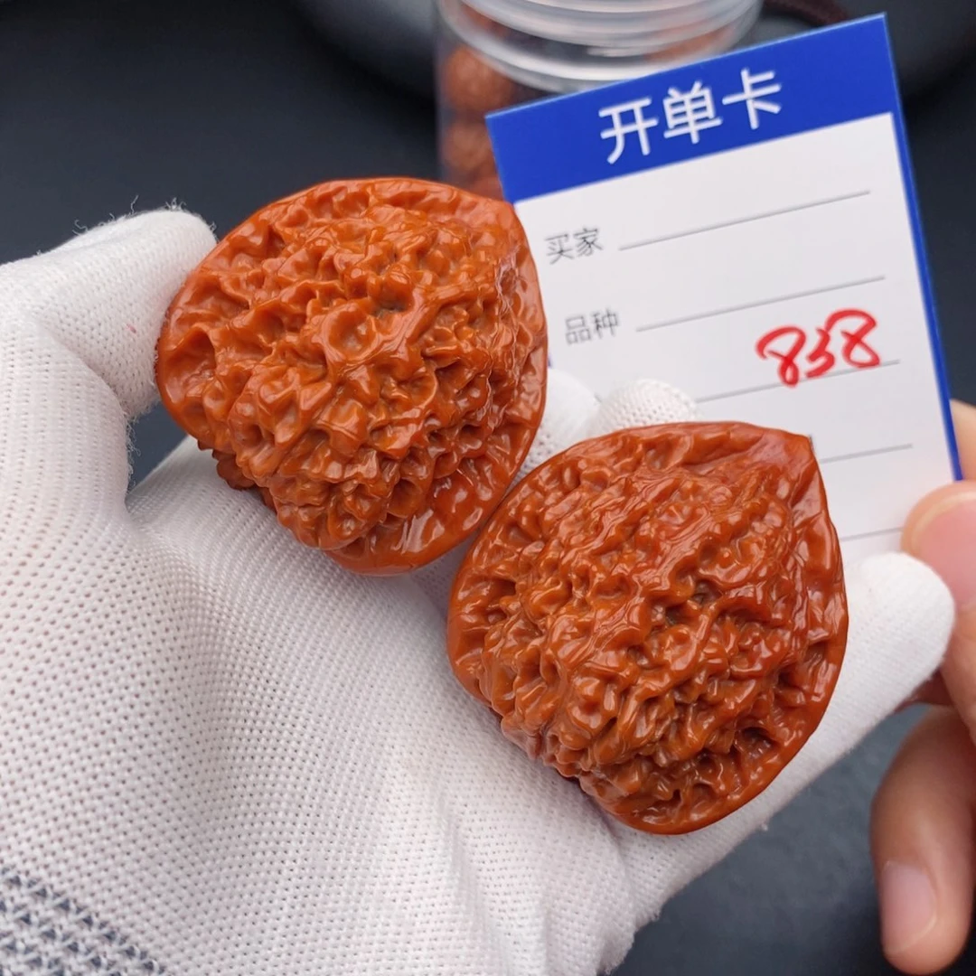 文玩核桃把件44官帽838