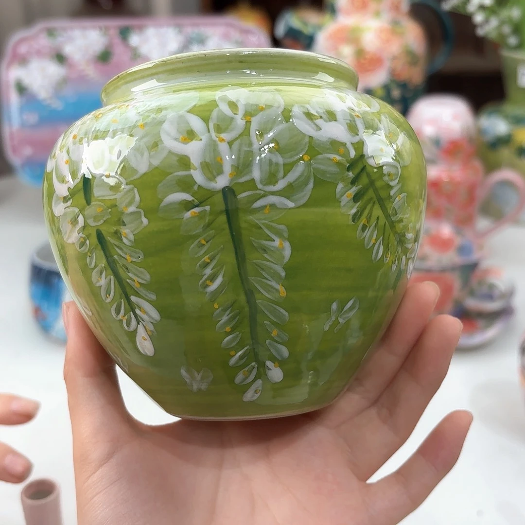 景德镇手绘高温釉下彩陶瓷茶具