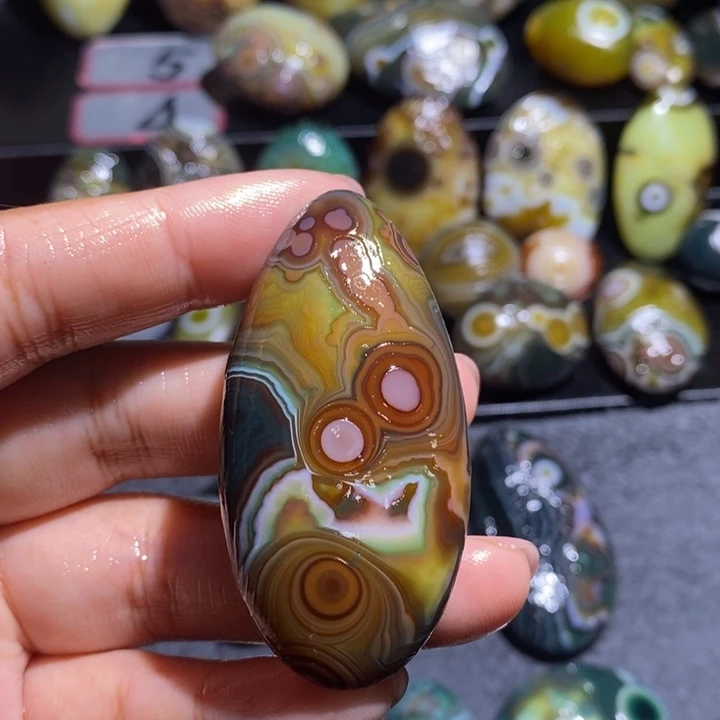 玛瑙/玉髓未镶嵌吊坠(不含链)68