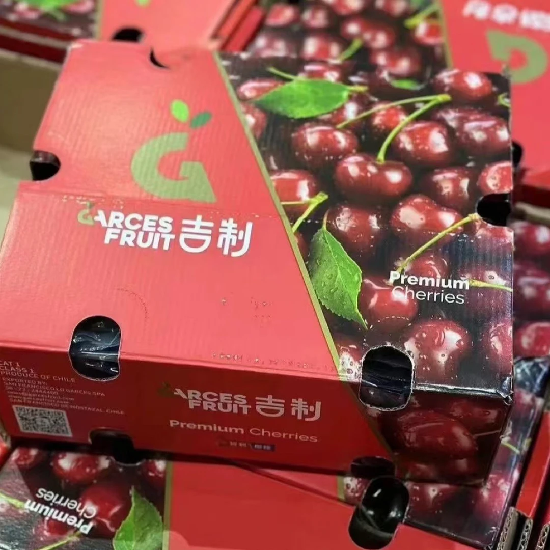 海运吉制车厘子2J桑提娜净重5斤装 硬脆甜原包装 内附果径卡桑提娜智利