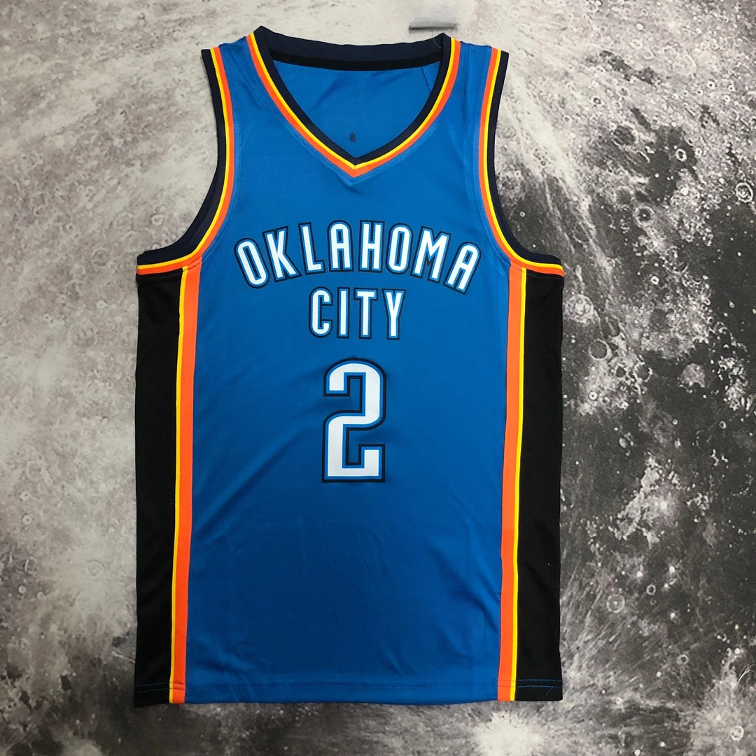 【赞助标】【热压总决赛雷霆vs步行者】运动复古速干印花无袖勇士网眼